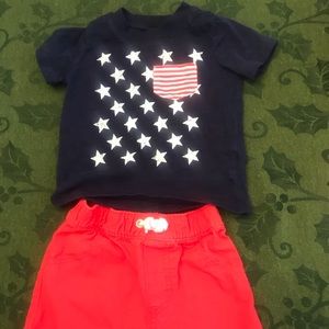 Boys Fourth of July set